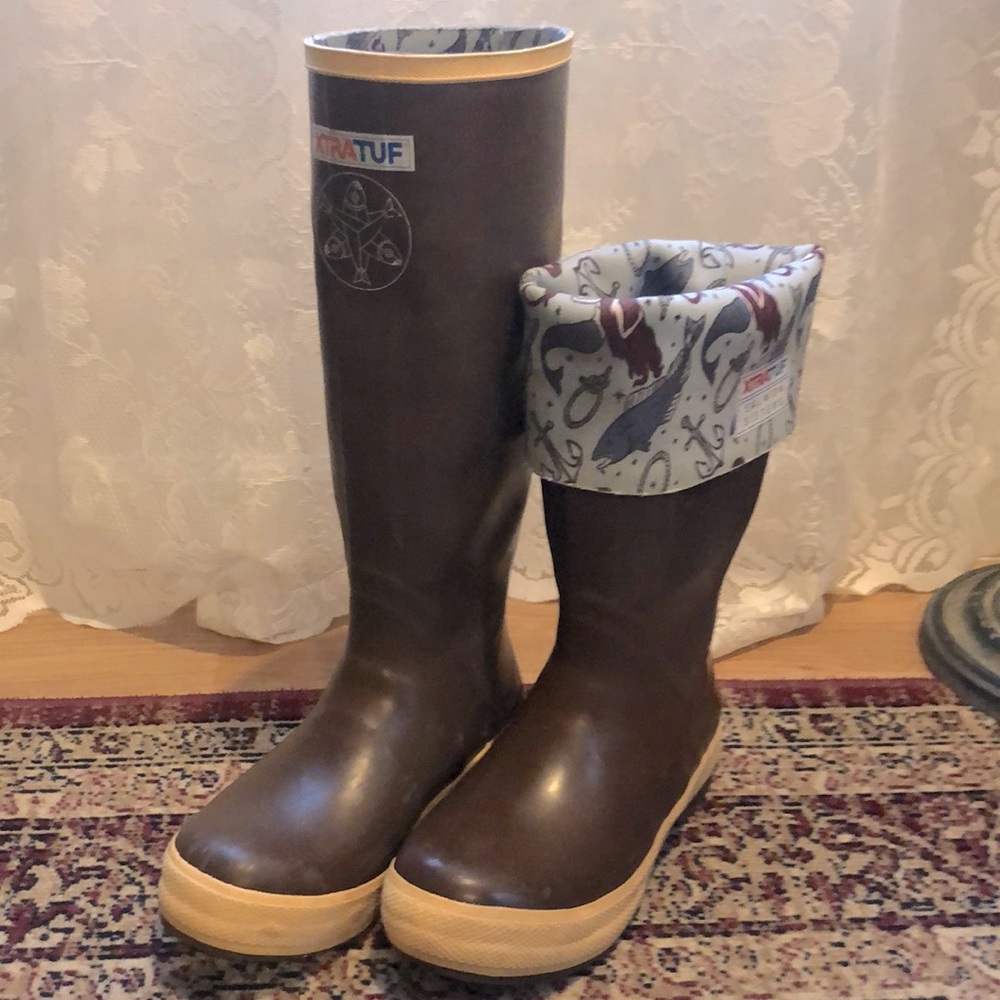 Xtra-Tuf boots by Salmon Sisters- Mermaid